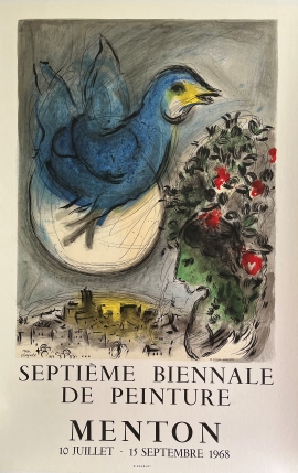 L’OISEAU BLEU SEPTIEME BIENNALE DE PEINTURE, MENTON